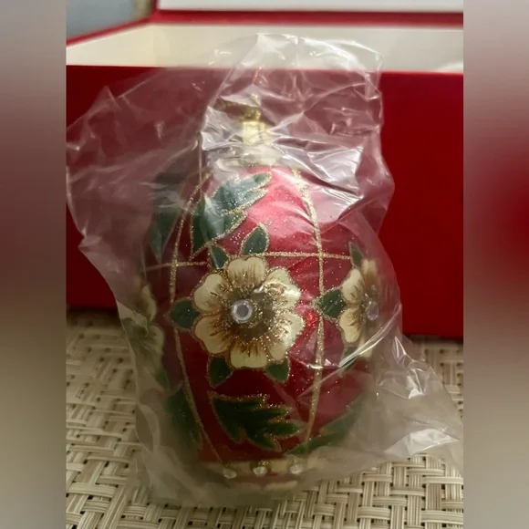 Joan Rivers Faberge Egg Ornaments Set of 4 NWT - Picture 6 of 15